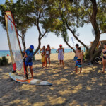 During Windsurf lesson
